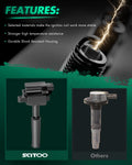 2 Ignition Coils for Jaguar Vanden Plas XJ8 XJR (1999–2003) XK8 XKR (2000–2002) 4.0L