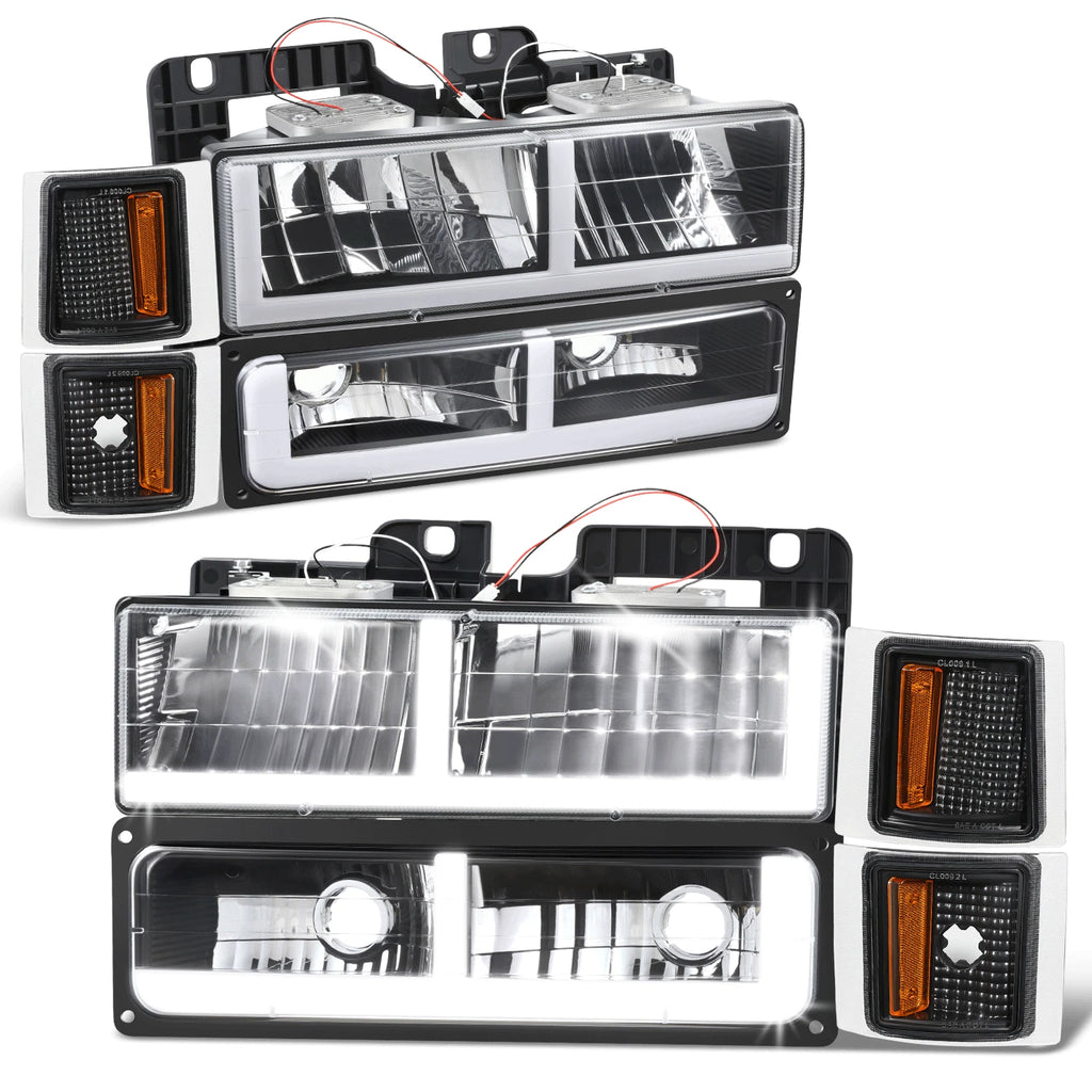 LED Headlight, Bumper Signal & Corner Lamps for Chevy C/K (1994–2000)
