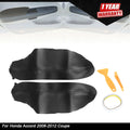 Black Leather Front Door Panels Armrest Cover for Honda Accord (2008–2012)