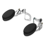 Chrome/Black Passenger Armrest for Harley Electra Glide (2014–2025)
