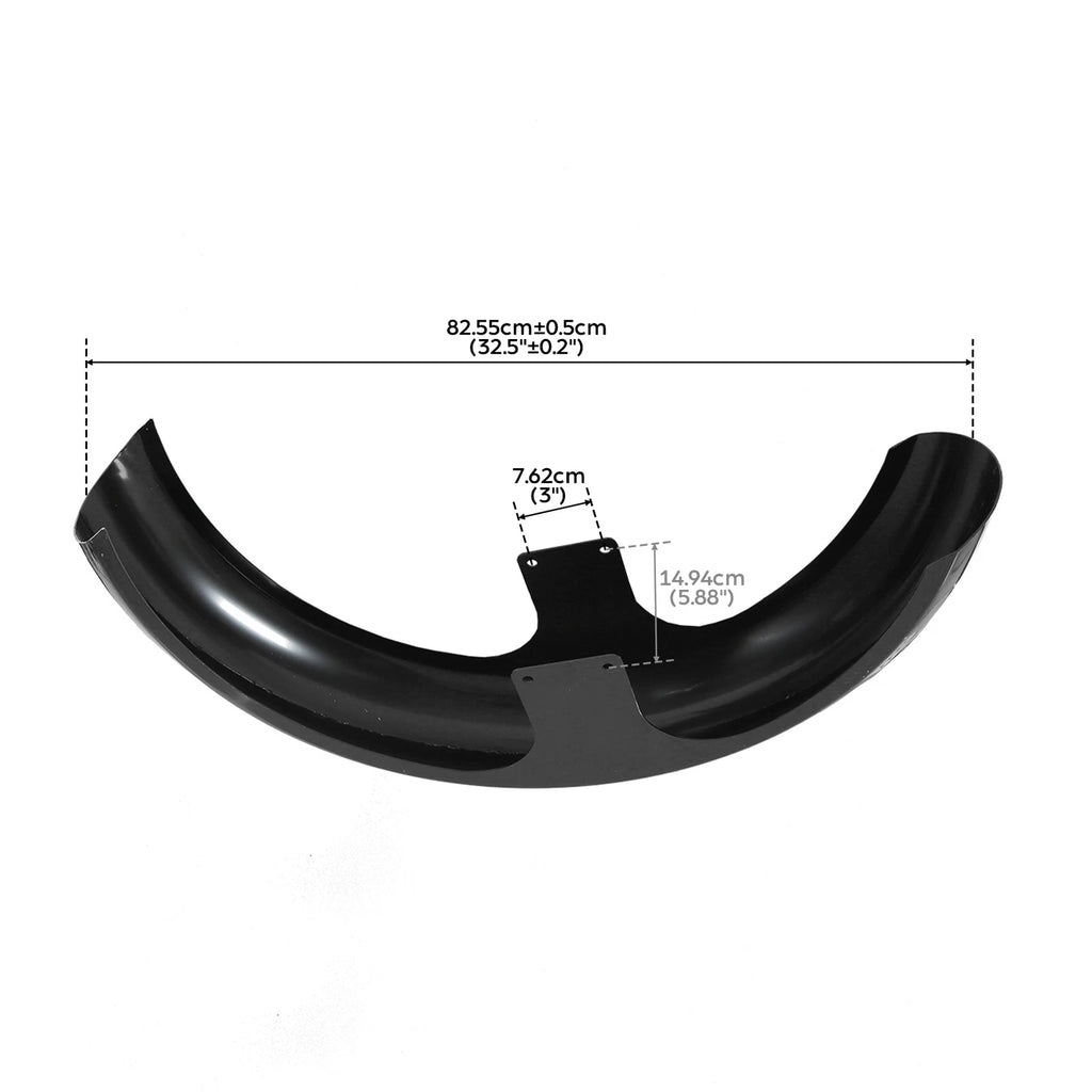26" Front Fender for Harley Bagger Touring Road King Glide FLTR FLHT FLHR FLHX (2009–2023)