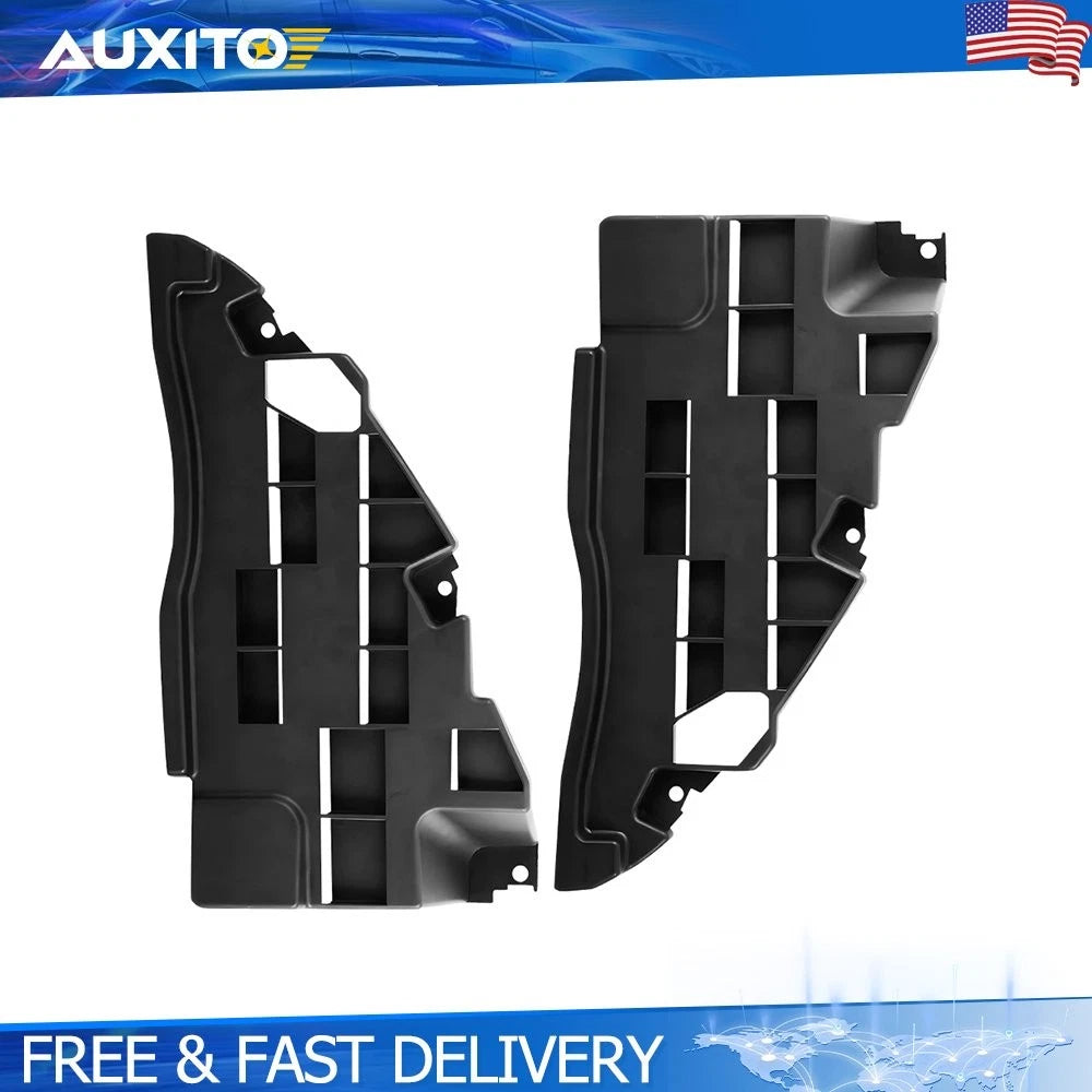 Set of 2 Front Bumper Support Brackets for GMC Canyon (2015–2020) Black LH RH