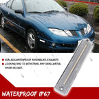 2X Clear Lens White LED Front Side Marker Lights for Pontiac Sunfire (2000–2005)