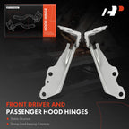 2X Front Hood Hinges for Ford Escape (2008–2012) Mercury Mariner
