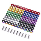 20Pcs M6 Billet Aluminum Fender Bumper Washer Bolt Trim for Universal
