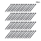 Set of 60 Plastic Spiral Landscape Edging Nails for Garden
