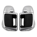 Lower Vented Leg Fairings for Harley Electra Glide (2014–2025) - Brilliant Silver Pearl