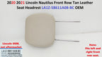 Front Row Tan Leather Seat Headrest for Lincoln Nautilus (2020–2021) LA1Z-58611A08-BC