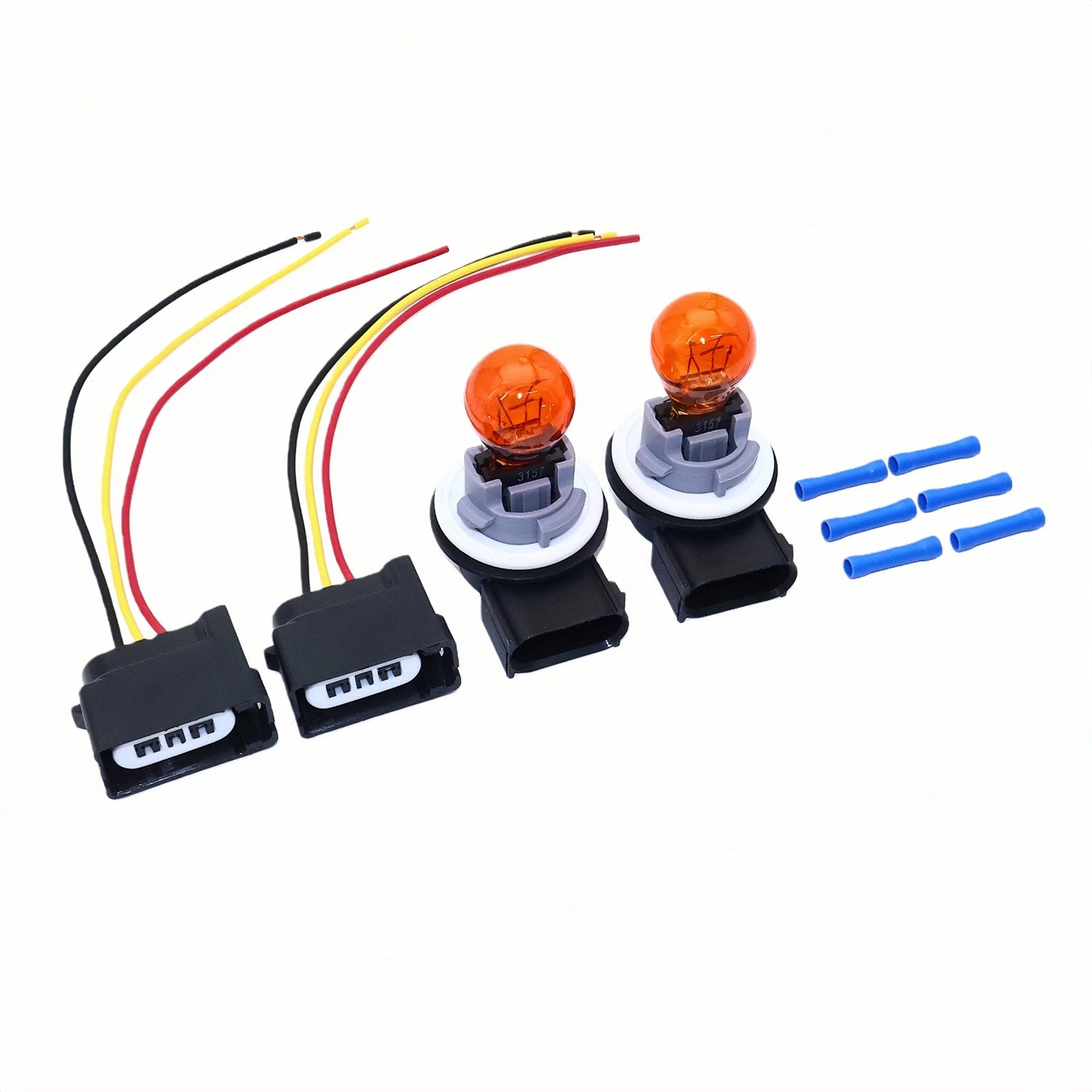 2X Sockets + Bulbs + Connectors Kit for Ford Flex Focus Freestar Ranger Taurus