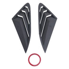 Quarter Window Louvers for Kia K5 (2021–2025) Black