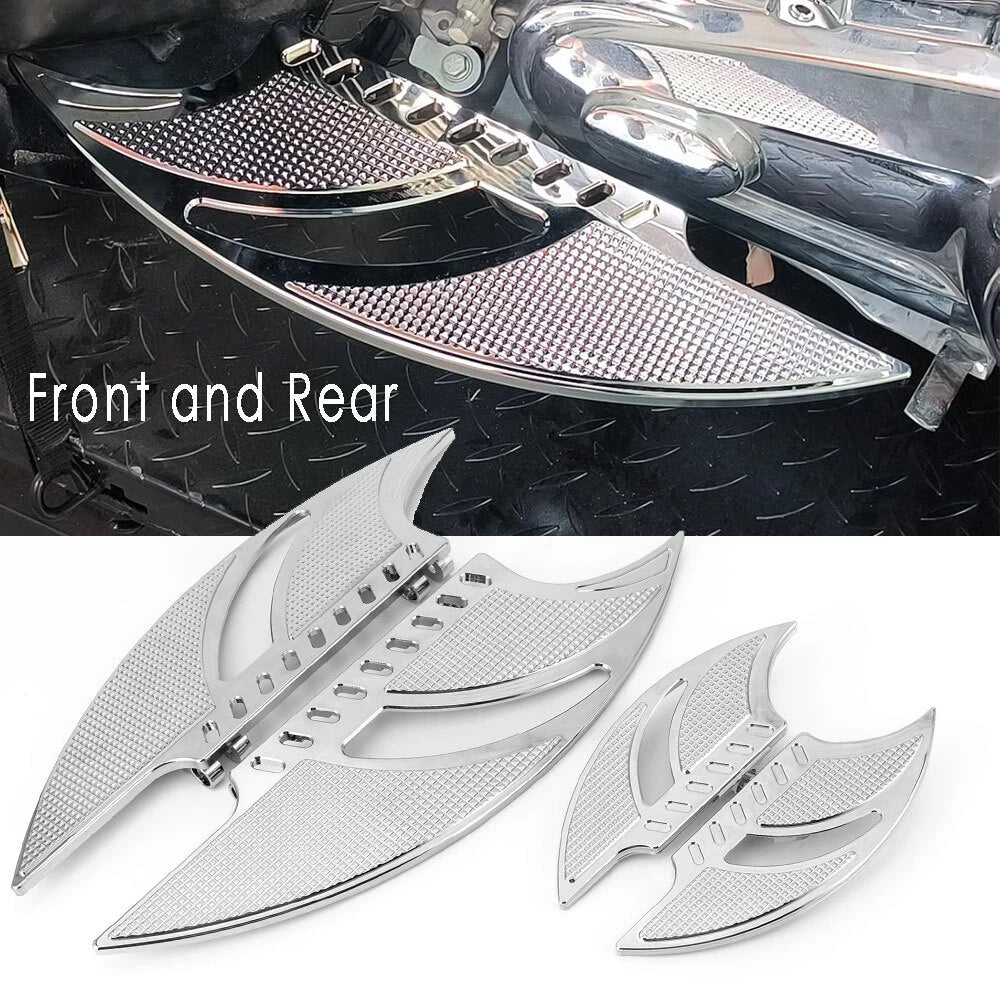 Driver Passenger Floorboards Foot Pegs Brake Pedal Set for Harley Touring (2014–2023)