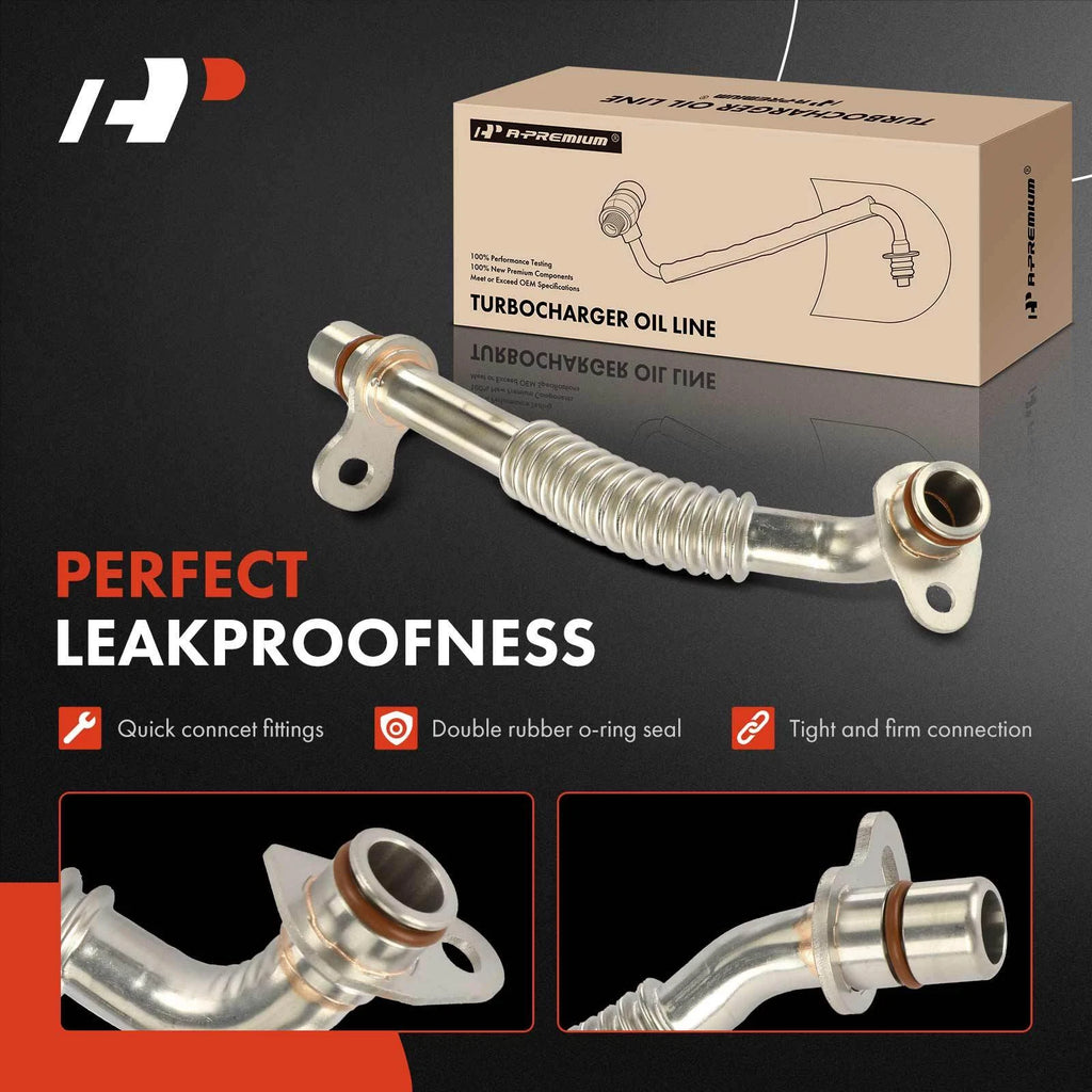 Turbocharger Oil Return Line RH for Ford F-150, Expedition, Lincoln (2011–2020)