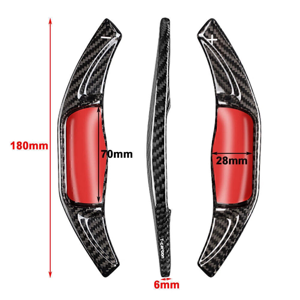 Carbon Fiber Steering Wheel Shift Paddle for Toyota Camry Corolla RAV4 (2018–2020)