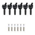 Set of 6 Ignition Coils & Spark Plugs for GMC Envoy, Trailblazer (2002–2009)