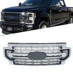 Chrome Front Grille for Ford F250 F350 (2020–2022) Super Duty