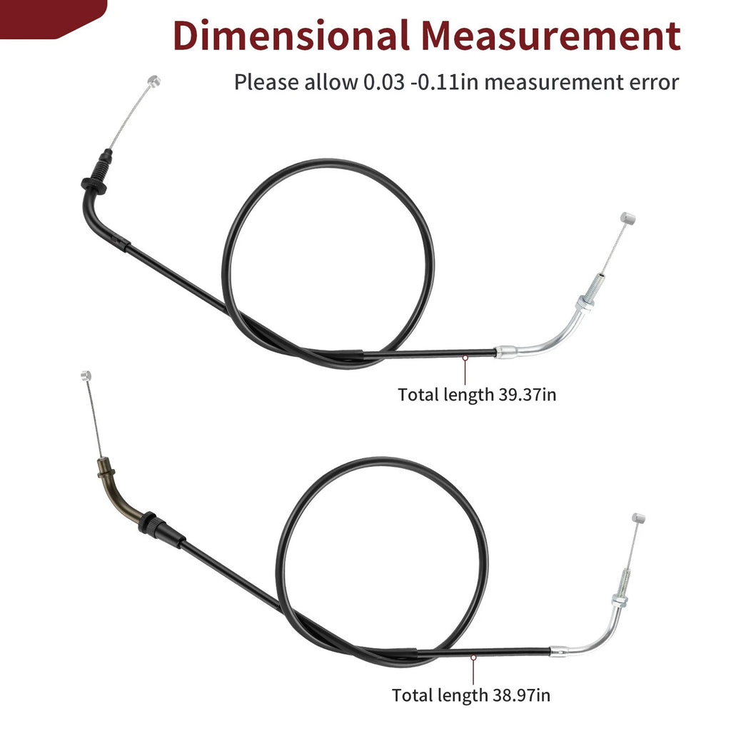Throttle Cable Set for Yamaha V Star 250 XV250 (2008–2024)