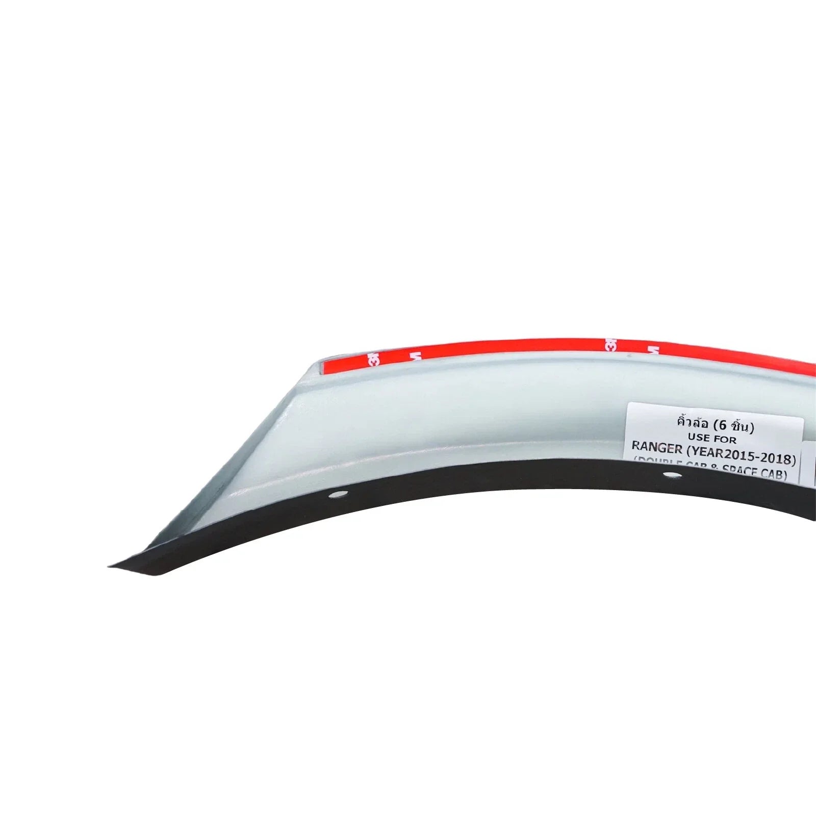 3" Slim Fender Flares for Ford Ranger T6 PXL XLT XLS Wildtrak (2015-2018)