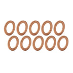 10 x M12*1.5 Copper Oil Drain Plug Gasket Seal for Universal Applications