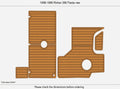 EVA Pad Teak Flooring Mat for Rinker 266 Fiesta Vee (1998)