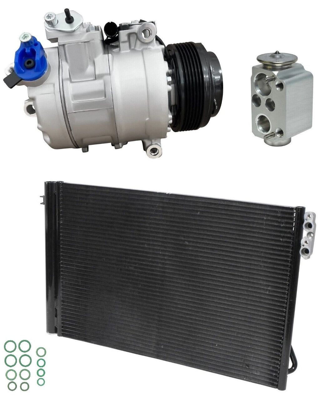A C Compressor Kit With Condenser for BMW 328i xDrive 2013–2016
