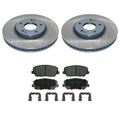 Front Rotors & Wagner ThermoQuiet Ceramic Brake Pads Kit for Forte5 (2014–2018)