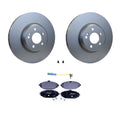 Front Rotors Low-Met Disc Brake Pad Kit for Benz C300 W205 E300 W213 (2015–2023)
