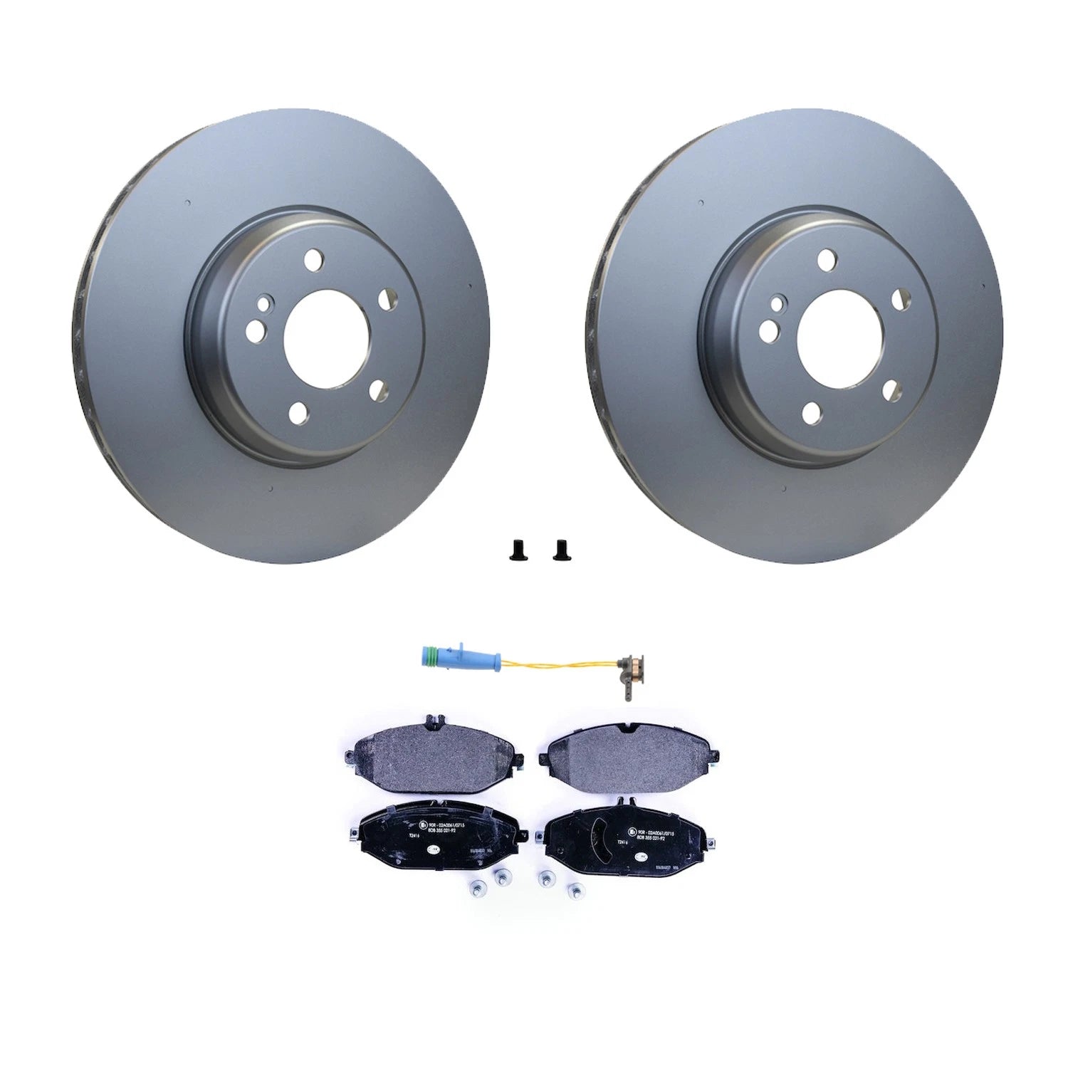Front Rotors Low-Met Disc Brake Pad Kit for Benz C300 W205 E300 W213 (2015–2023)