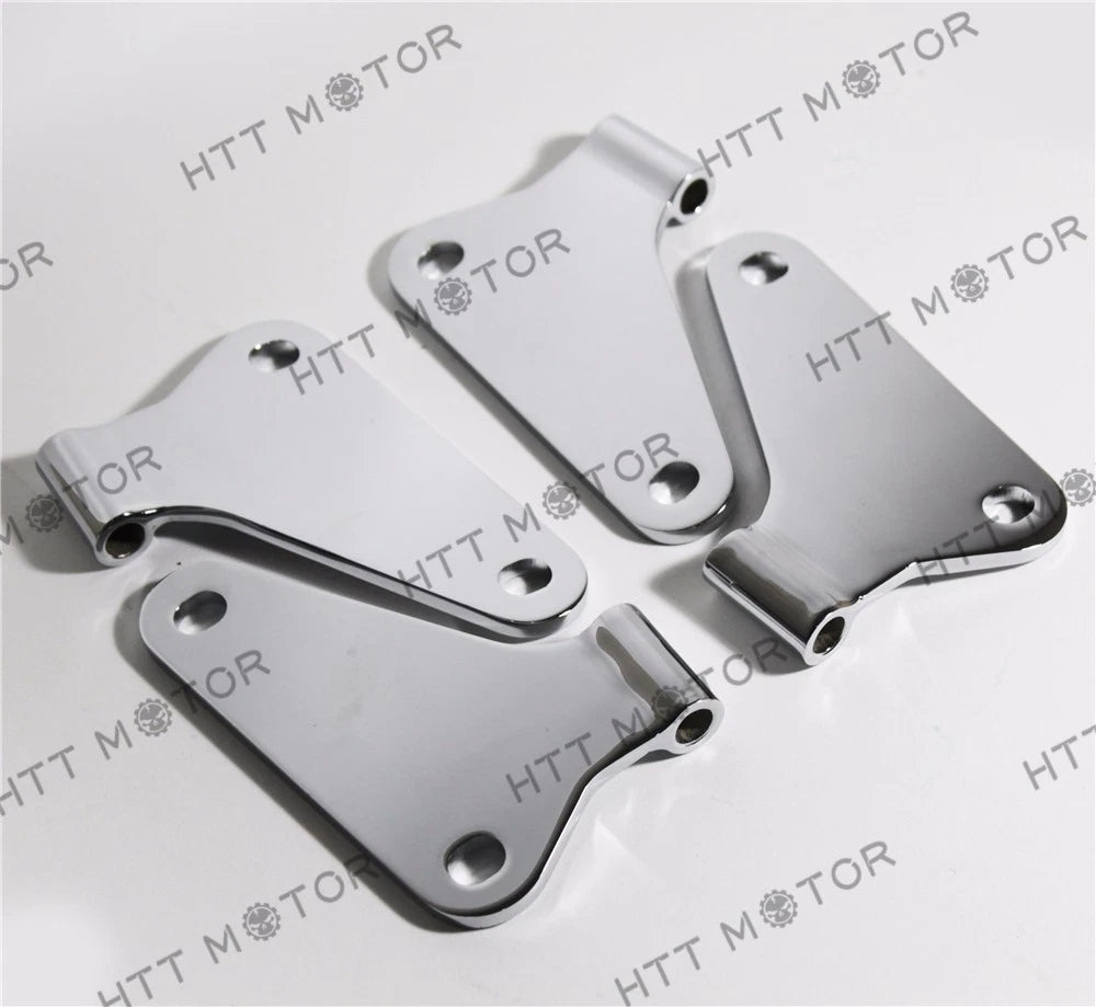 Set of 8 Body Door Hinges for Jeep Wrangler JK (2007–2017) Chrome Stainless