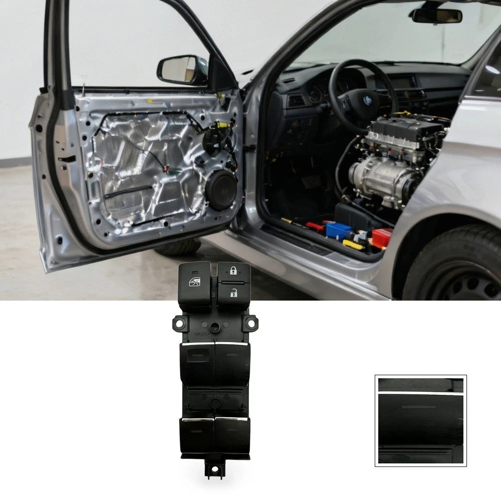 Window Switch for Toyota Corolla (2018–2019) Chrome Left Front Door