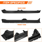 Set of 2 Weld On Inner & Outer Rocker Panels for 2001–2006 Chevy Silverado GMC Sierra Crew Cab