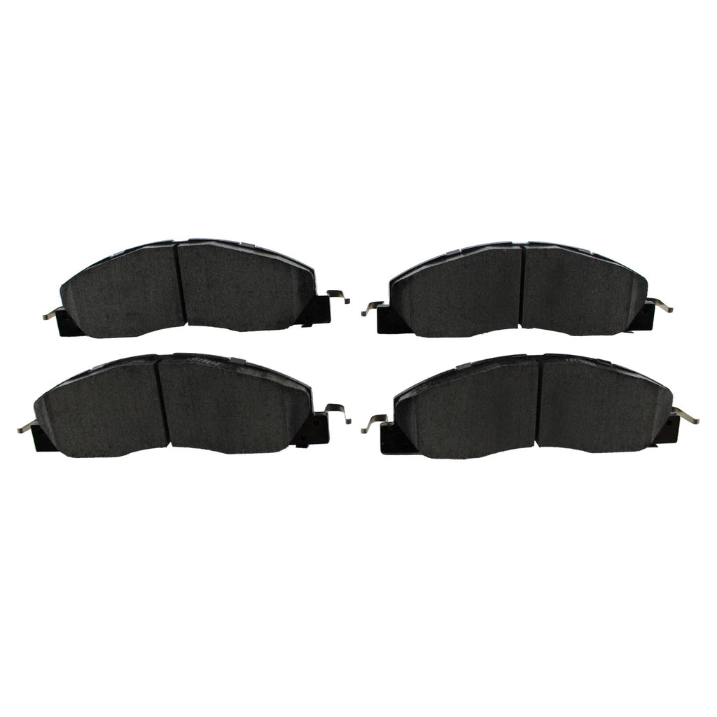 Set of 4 Akebono ProACT Ultra Front Ceramic Brake Pads for Dodge Ram 2500 3500 (2003–2023)