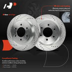 Rear Side Drilled Brake Rotor for Ford Expedition F-150 (2018–2021)