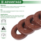 Set of 5 Oil Seal Rotary Shaft Seal FKM Rubber 22x45x8mm