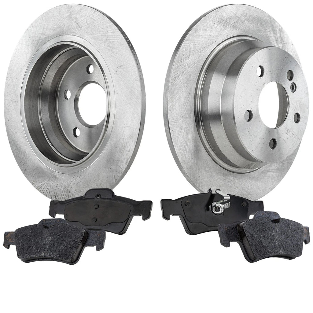 Brake Disc Rotors and Pads Kit for Mercedes-Benz E250 (2014–2016)