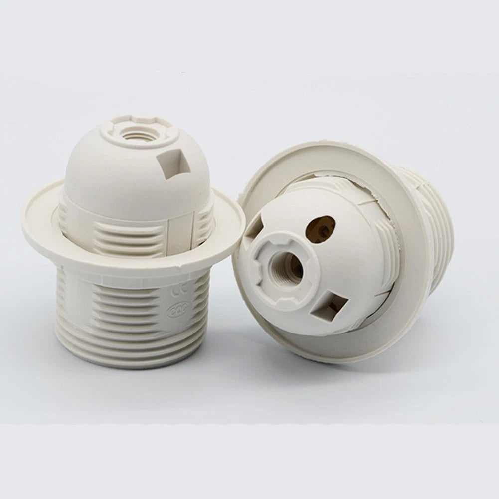 E27 Lamp Holders Set of 2 with Internal Screw Terminals for Easy Installation
