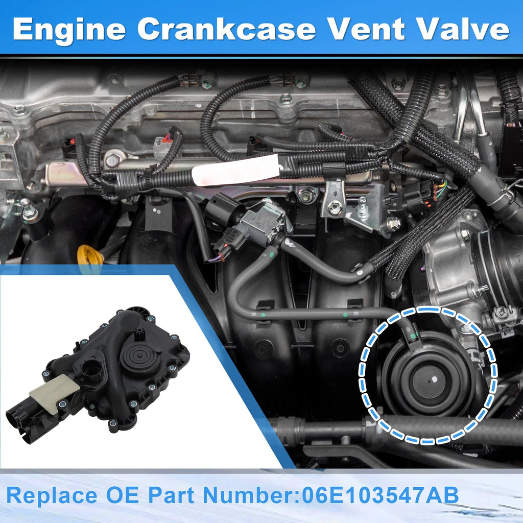 Engine Crankcase Vent Valve Oil Separator No.06E103547AB for Audi Q5 (2013–2017)