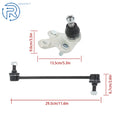 Set of 4 Front Lower Ball Joints Sway Bar End Links for Toyota Highlander (2008–2019)