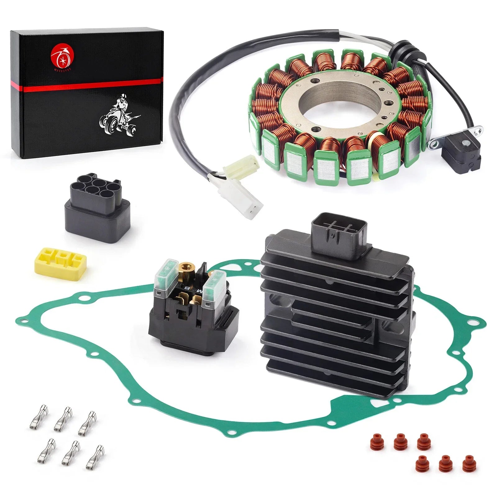 Stator Relay Rectifier Gasket Kit for Yamaha V-Star 1100 XVS1100 (2003–2009)