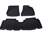 Set of 2 Black Anti-Slip TPE Floor Mats for Hyundai Tucson (2004–2009)