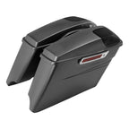 4" Stretched Hard Saddlebags for Harley Electra Glide (2014–2023) Charcoal Pearl