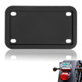Rust-Proof Silicone License Plate Frame for Black Motorcycle (Universal) (2015–2025)
