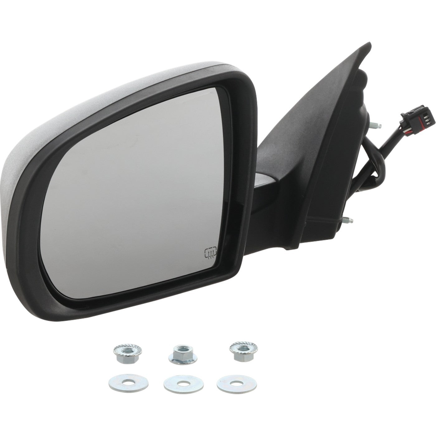Power Mirror for Jeep Cherokee (2014–2018) Left Heated Manual Fold Black