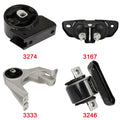 Set of 4 Motor & Trans Mounts for Dodge Journey (2011–2019) A5551 A5443 A5589 A5543