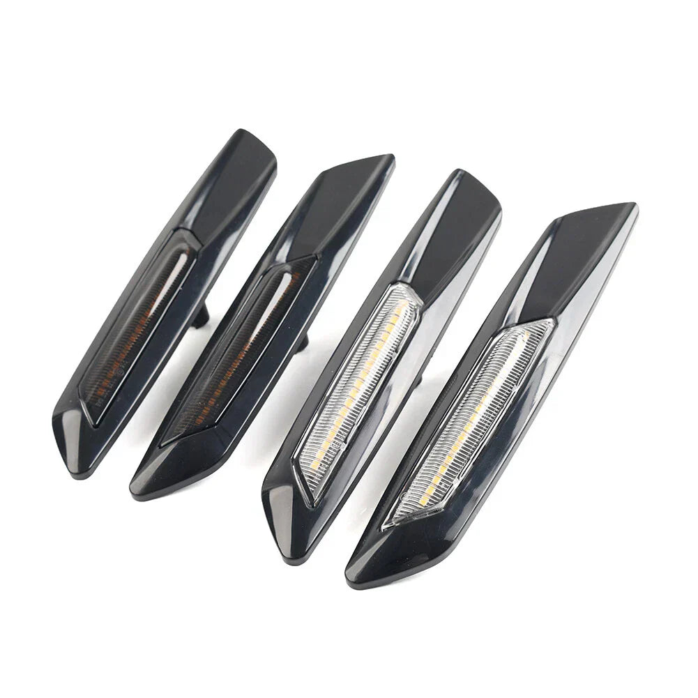 Sequential Front Fender Side Marker LED Lights for BMW 1 3 5 Series (2006-2013)