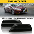 Set of 2 Front Bumper Fog Light Grilles for Honda Accord Sedan (2013–2015)