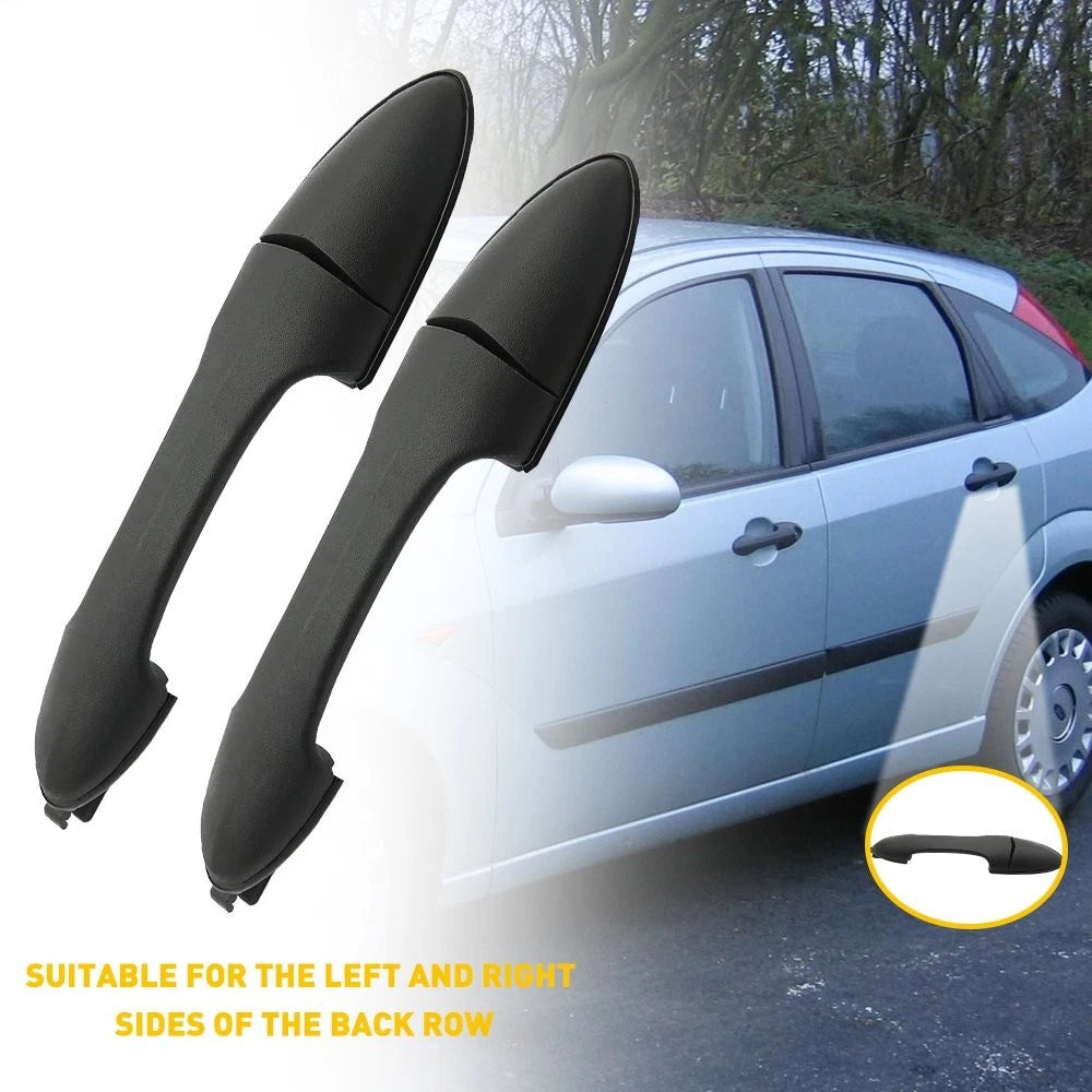 2X Door Handle Set for Ford Focus (2000–2007) EC0258413HAA