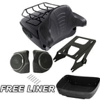 Trunk Mount Rack Pad Speakers for Harley Touring Road Glide (2014–2026)