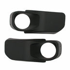 Set of 2 Front Bumper Fog Light Lamp Bezels for Jeep Wrangler (2013–2017)