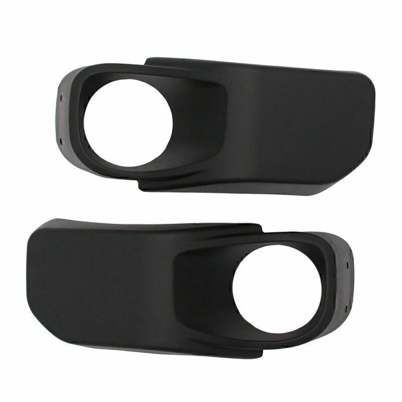 Set of 2 Front Bumper Fog Light Lamp Bezels for Jeep Wrangler (2013–2017)