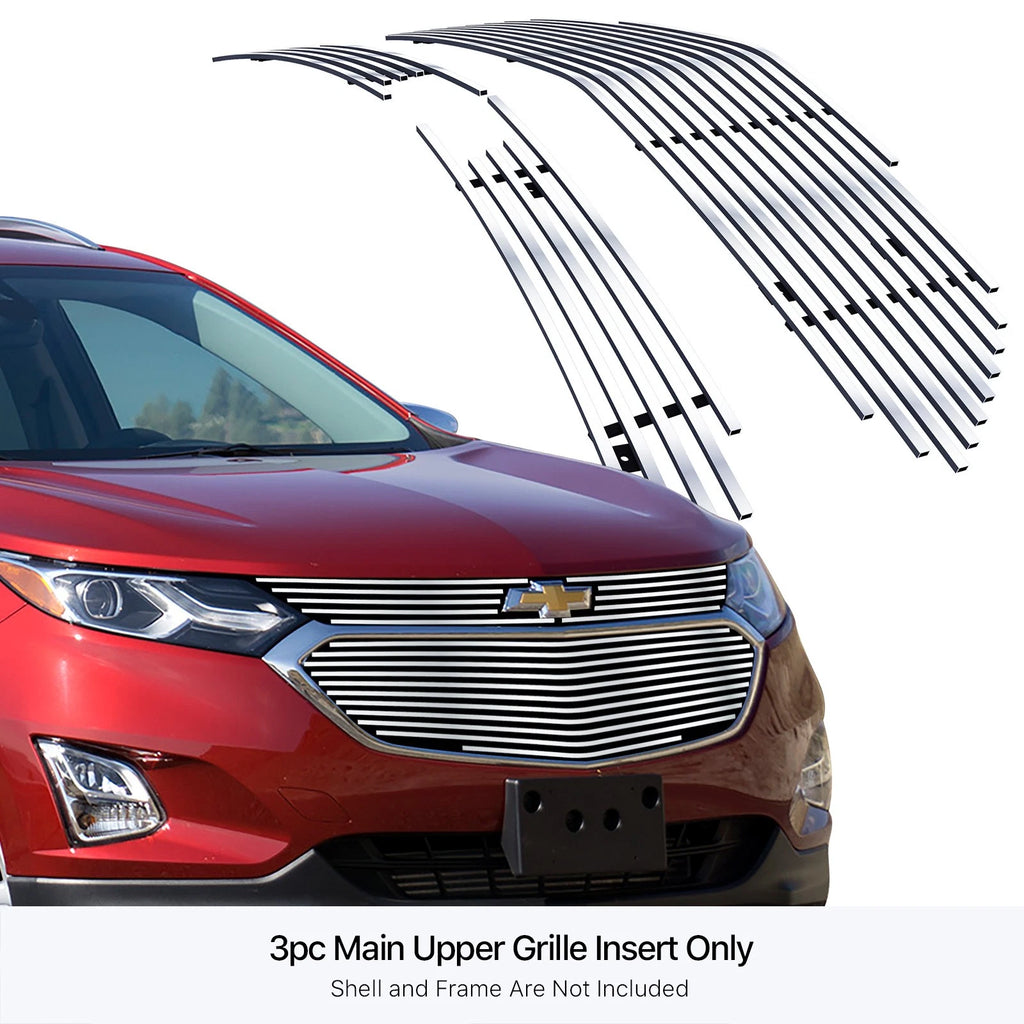Honeycomb Style Stainless Chrome Billet Grille for Chevy Equinox (2018-2021)